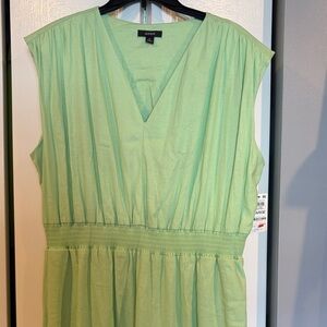 Alfani Light Green Sleeveless Dress